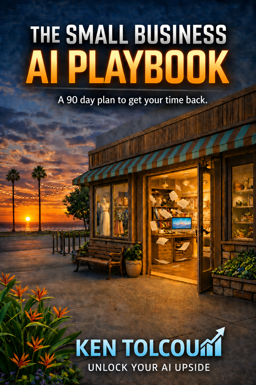 The Small Business AI Playbook — front cover